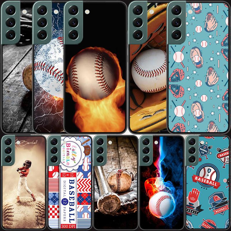 Baseball Phone Case For Galaxy A55 A35 A25 A15 A03S A04S A05S Samsung A20E A30 A40 A50 A70 A71 A51 A41 A31 A10S A21S Cover Capa