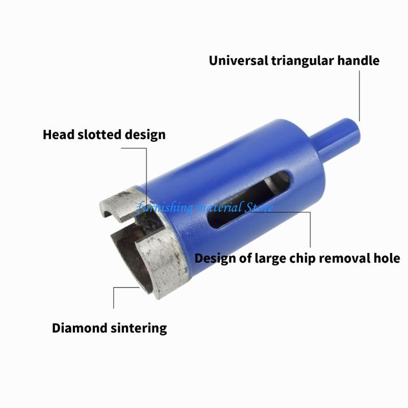 Y5GD Reliable Hole Cutter Tile Drill Bit Suitable for Easy Marble Drilling in Floor and Wall Home Renovation and Crafting