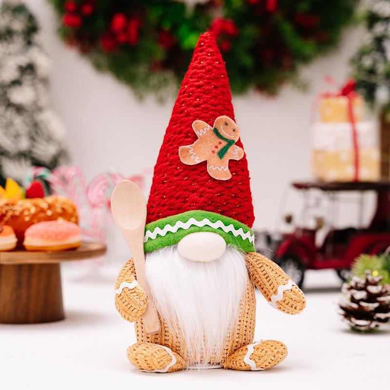 Man Enchanting Gingerbread Holiday Decoration With Lightup Hat For Festive Atmosphere