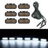 18LED Front Grille Light FOR FOTON TUNLAND V9 Car Daytime Running Light Wheel Eyebrow Lamp For Pickup Offroad 12V Led Light