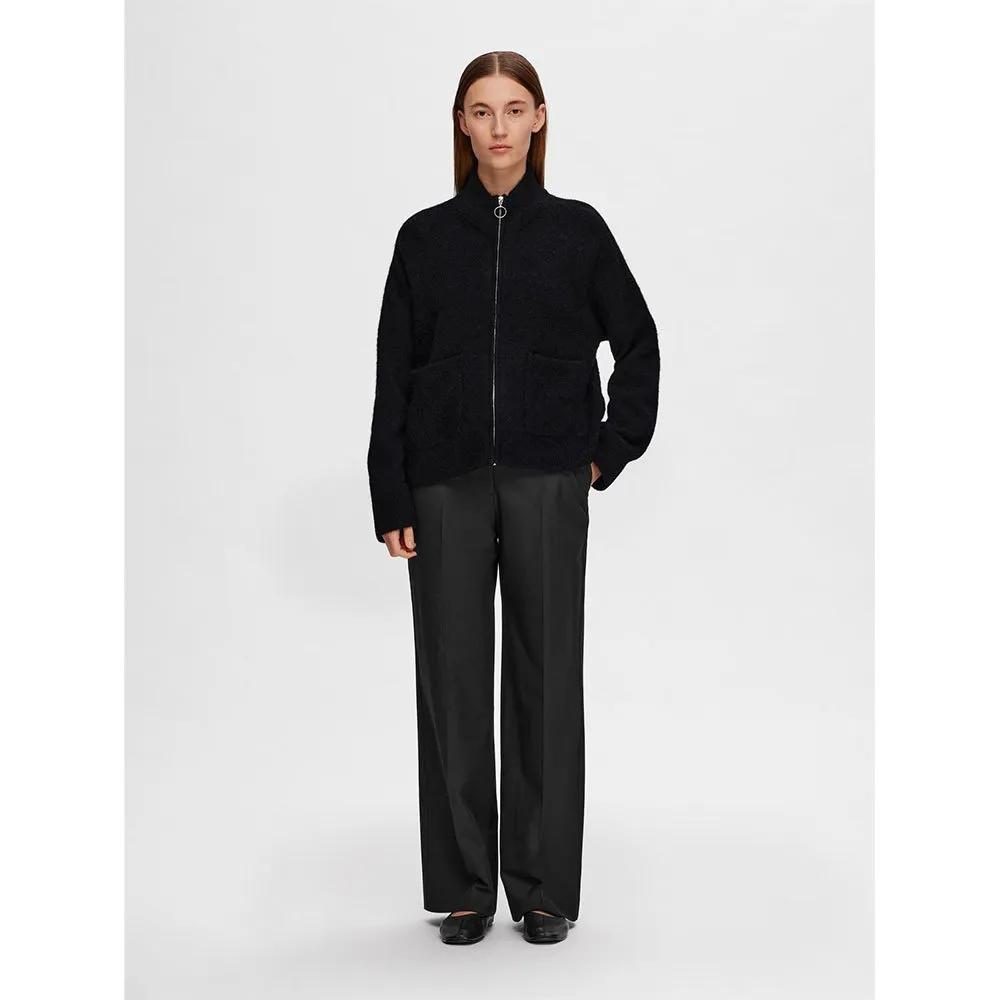 Selected Sia Zip-Up Sweater
