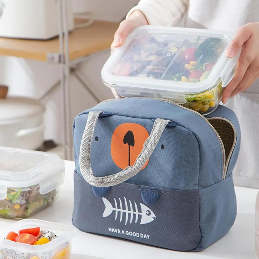 

Insulation Cartoon Lunch Bag Waterproof and oilproof Print Picnic Bag Gifts Anime Lunch Bags