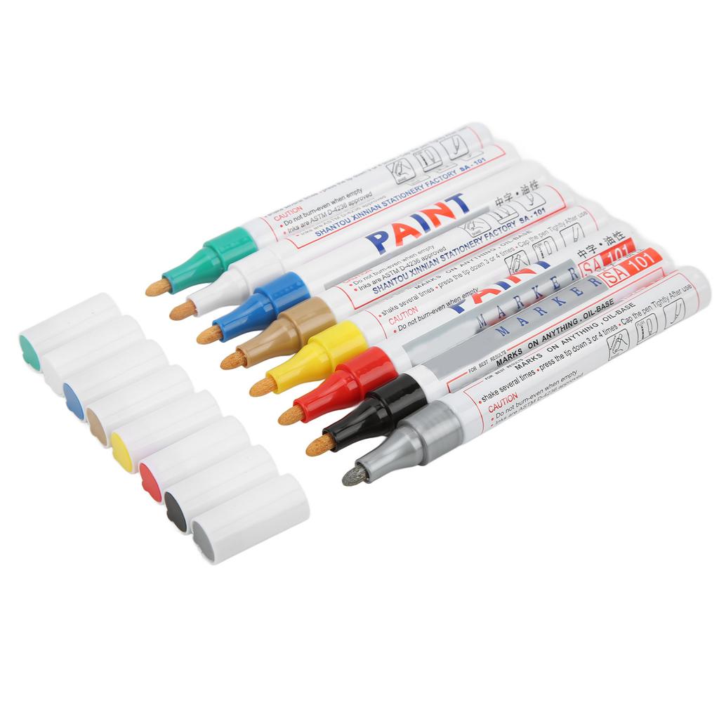 8Pcs Whiteboard Pen Multifunctional Colorful Fast Drying NonToxic Painting Marker for Graffiti Writing