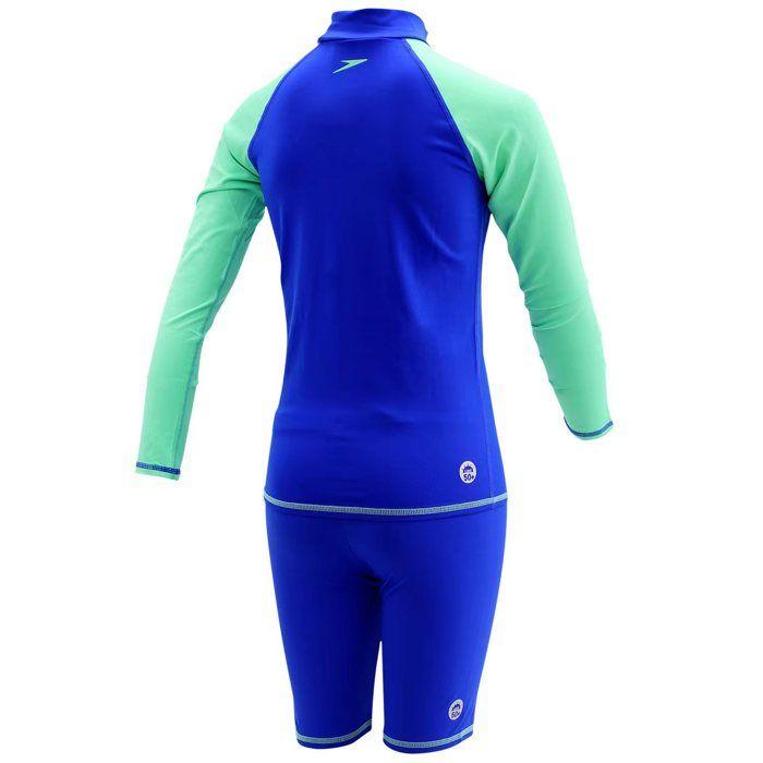 Maillot de bain - SPEEDO - Ensemble anti-éruption garçons - UPF 50+ - Tissu à séchage rapide - 2 pièces