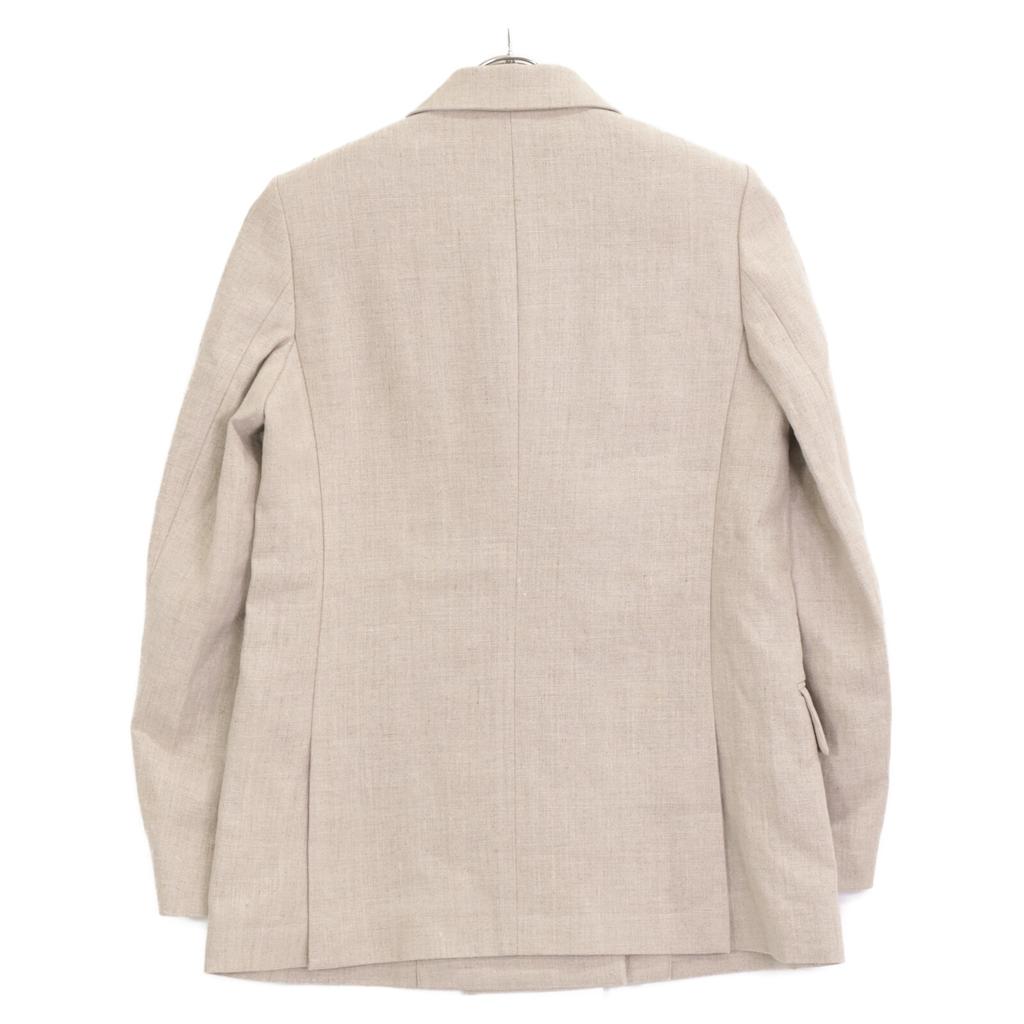 UNITED ARROWS Beige linen double breasted jacket Jacket 34 beigeUsed