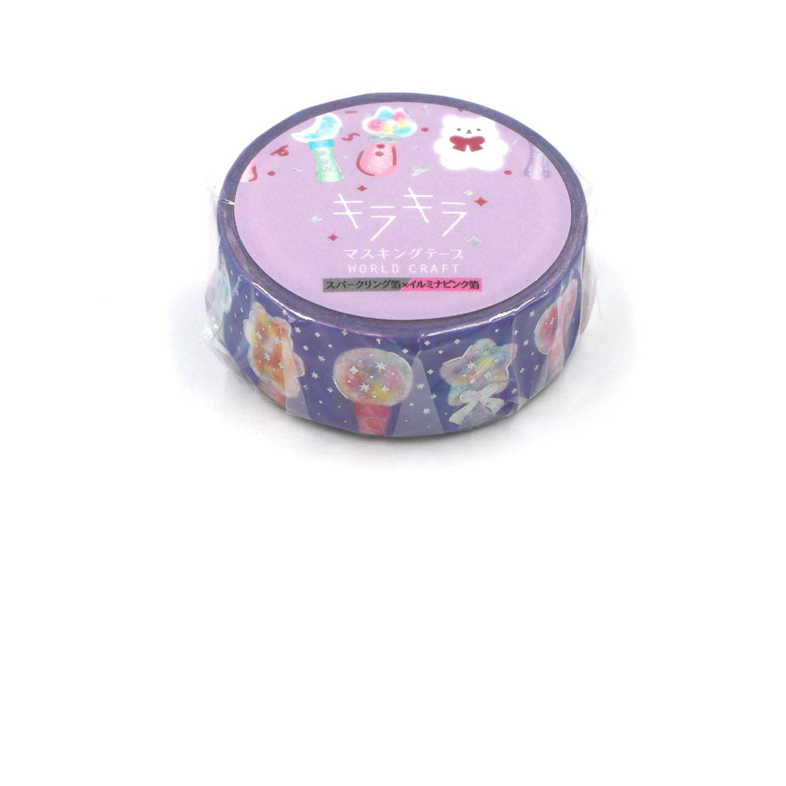 

World Craft Masking Glitter Luminous Time Tape, KRMT15-094