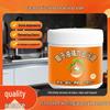 Creme Removedor de Manchas de Óleo de Coco - Limpeza Profunda, Remoção de Ferrugem e Manchas, Polimento, Descalcificação, Multiefeito com Aroma Fresco para Cozinha.