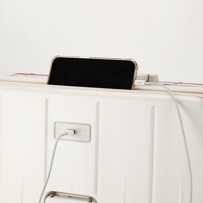 YISHIDUN Aluminum Frame USB Charging Luggage