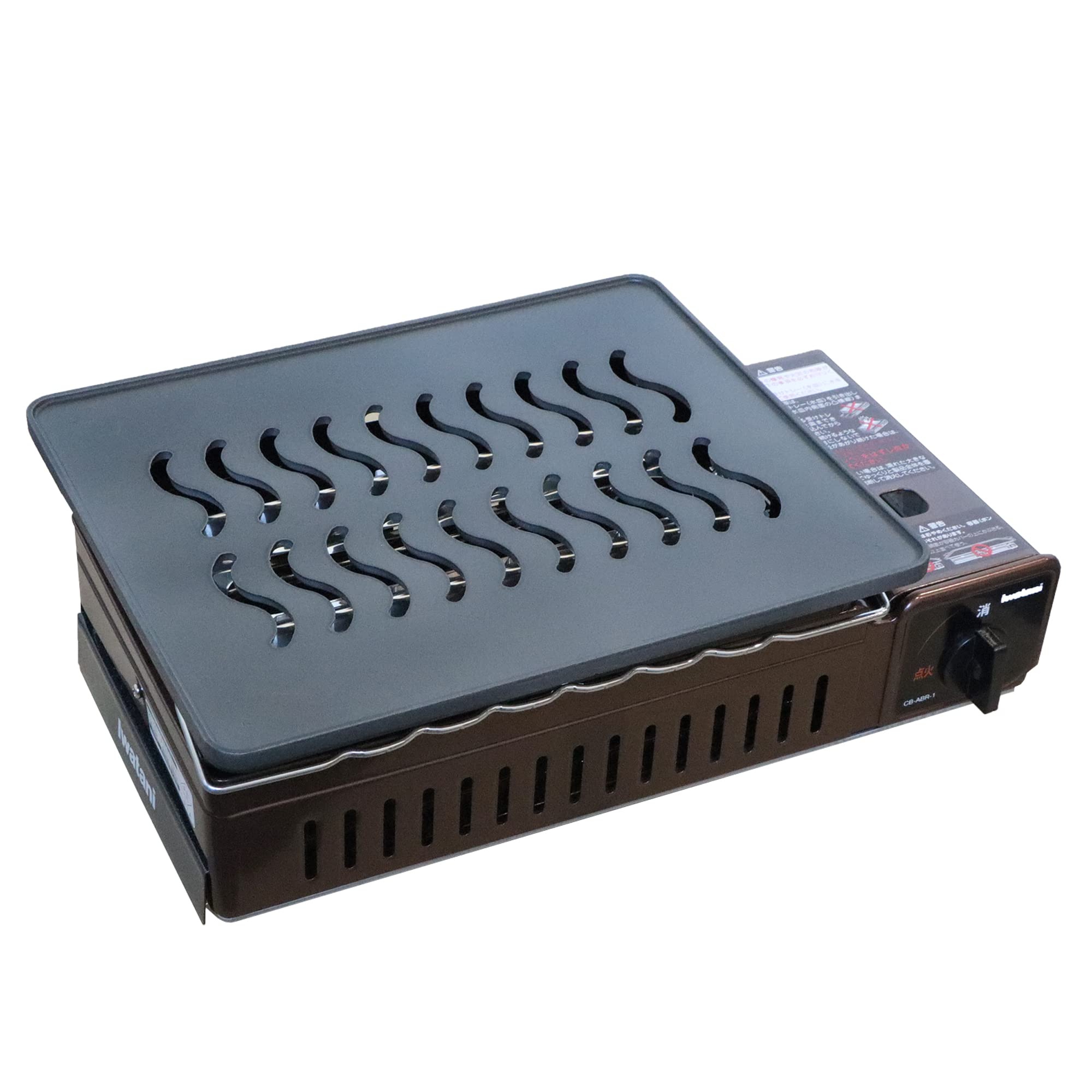 

Iwatani Robatayaki Grill, Aburiya (Aburiya) Exclusive Grill Plate, Large Type, 6mm Thick, Teflon Coated, GP-320-260-06A