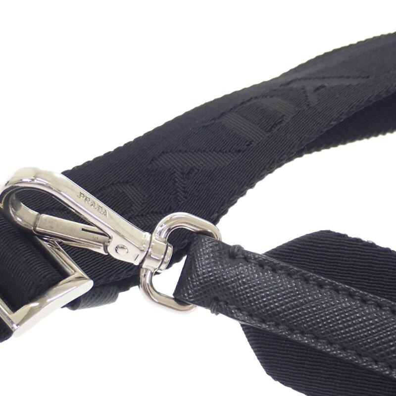 Prada 2VH133 Shoulder Bag Black Nylon/Safiano Women