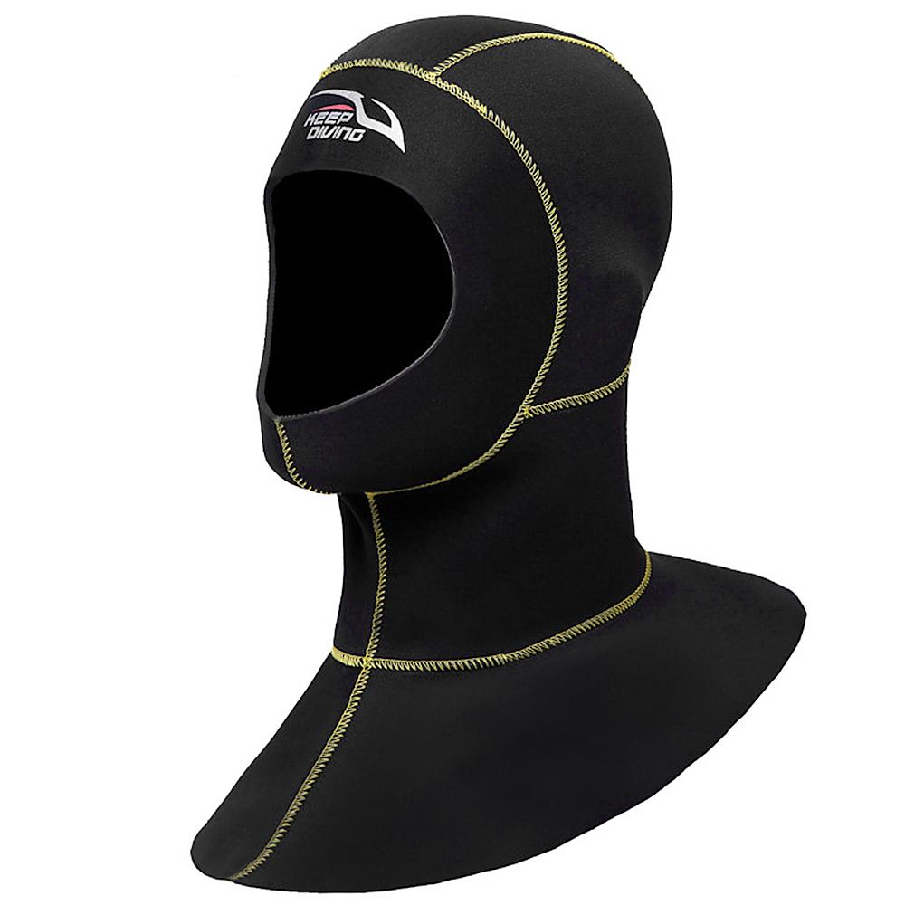 Diving Hat 3mm Neoprene Beach Water Hat Thermal Wetsuit Cap High Elastic Cap for Snorkeling Sailing Swimming