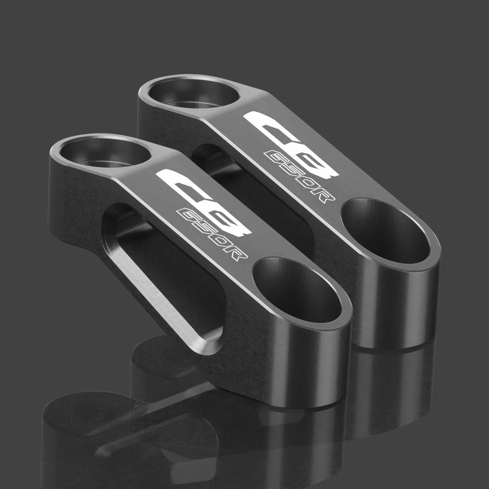 Für HONDA CB CBR CB650R CB 650R CB650 R CB 650 R Motorrad Rückspiegel Extender CNC Aluminium Adapter