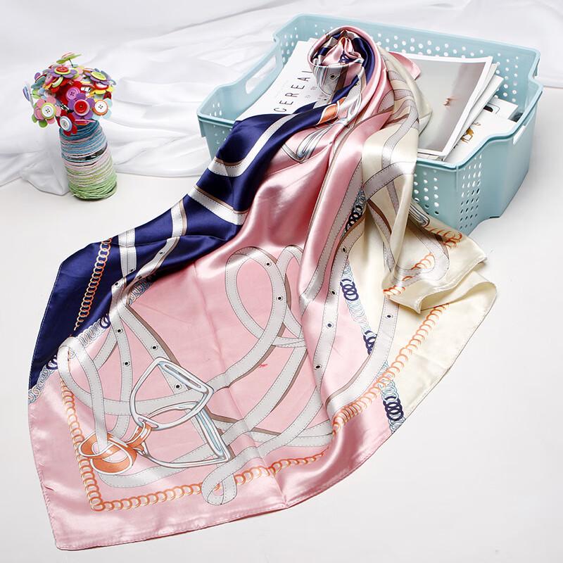 Women's Imitation Silk Printed Square Scarf & Shawl