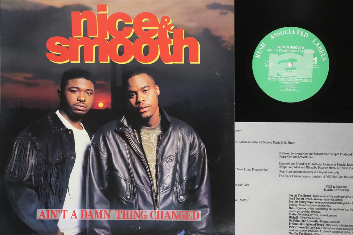 LP Record NICE  SMOOTH  Aint A Damn Thing Changed MR060 Lexington Japan Rap  HipHopRB Used