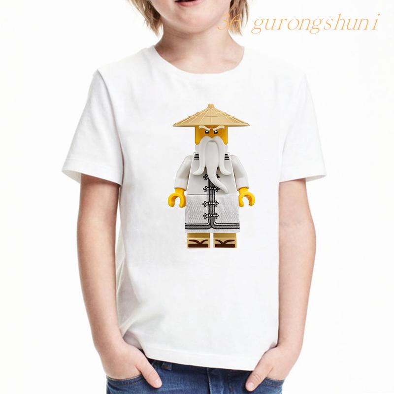 2025 kreslené oblečení tričko chlapecká trička grafický potisk Ninja dětské tričko chlapecká trička letní topy pro dívky trička dětské oblečení