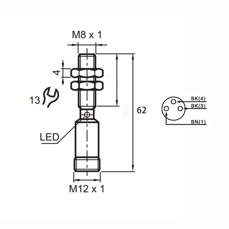 Hukong NBB2-8GM50 Proximity Sensor