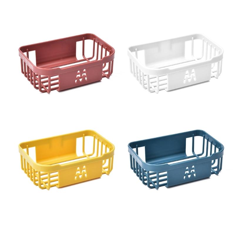 

Держатели для пультов дистанционного управления Настенный держатель для пульта дистанционного управления Пластиковая корзина Самоклеящийся органайзер без отверстий для домашнего офиса и школы