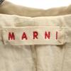 Marni Genuine Leather Leather Coat 42 Beige Women Used