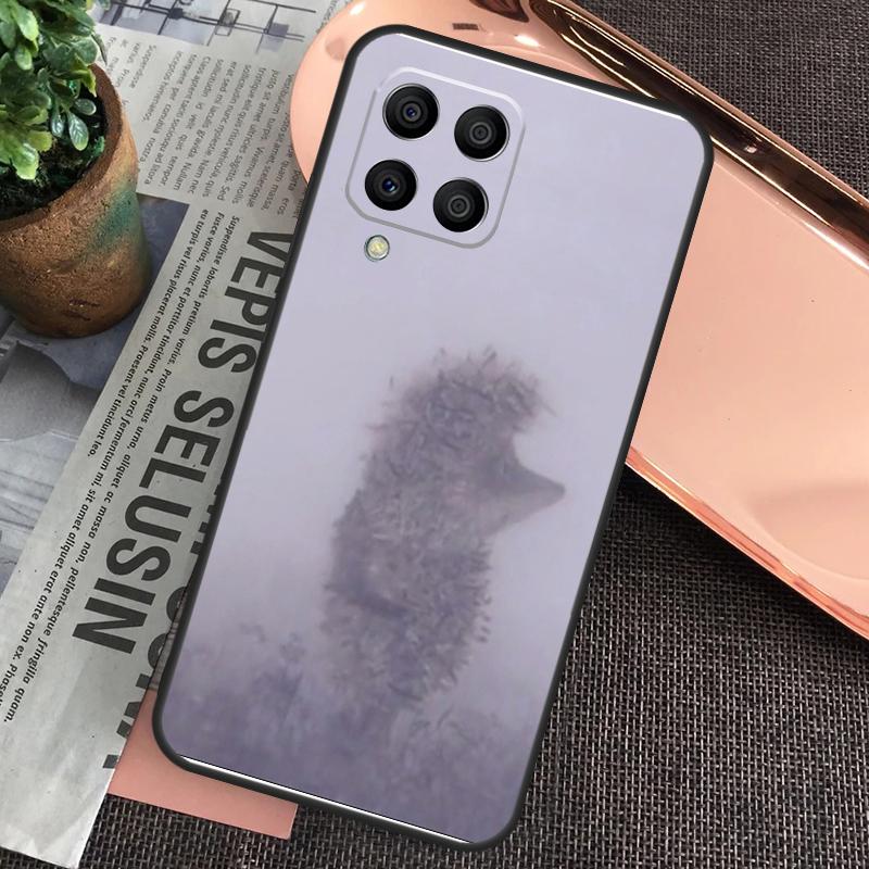 Hedgehog and Balloon For Samsung Galaxy M55 M15 M13 M23 M33 M53 M30s M31s M12 M32 M52 M20 M21 M51 M34 M54 Case