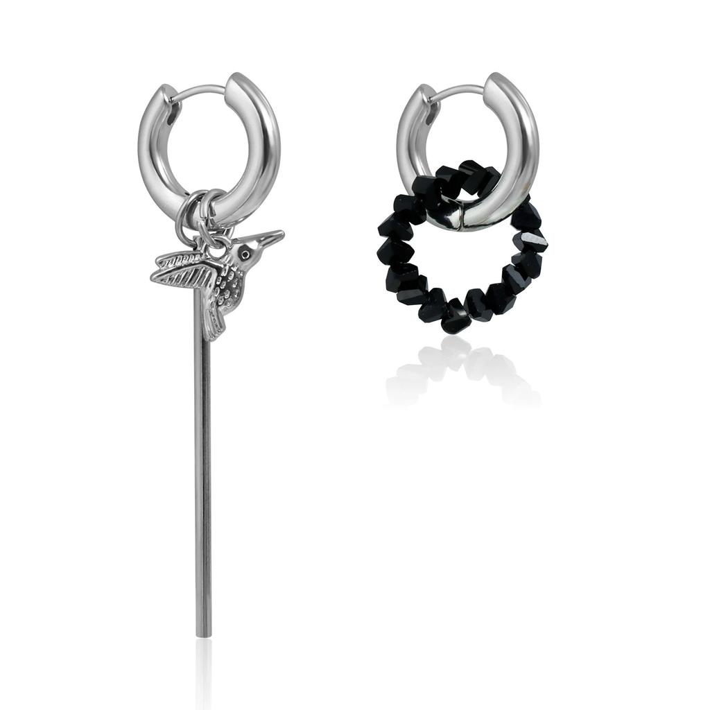 Retro Dolphin Tail Glazed Sea Star Asymmetric Fashion Luxury Earrings for Women Girls  Accessories Wedding Part Gifts