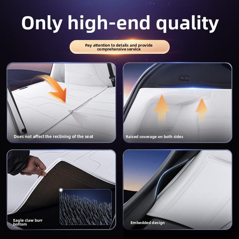 Xiaomi Full Coverage Leather Car Trunk Mat Cargo Liner Car Rear Boot Protection Car Accessory for Tesla Model Y Juniper 2025 Trunk Mat