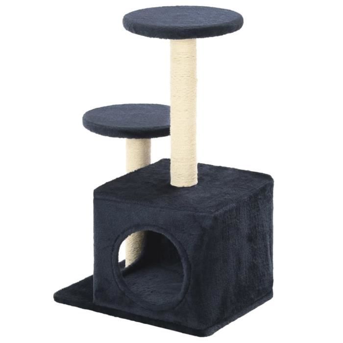 VidaXL Cat Tree with Sisal Scratching Posts 60cm Dark Blue