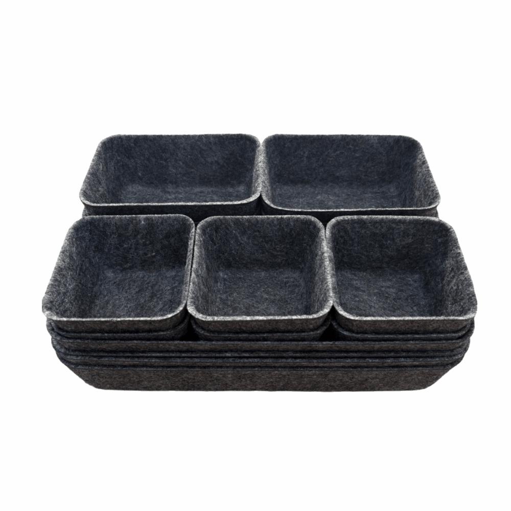 16Pcs/Set Space-Saving Drawer Organizer Creative Desktop Sundries Box Desktop Organizer