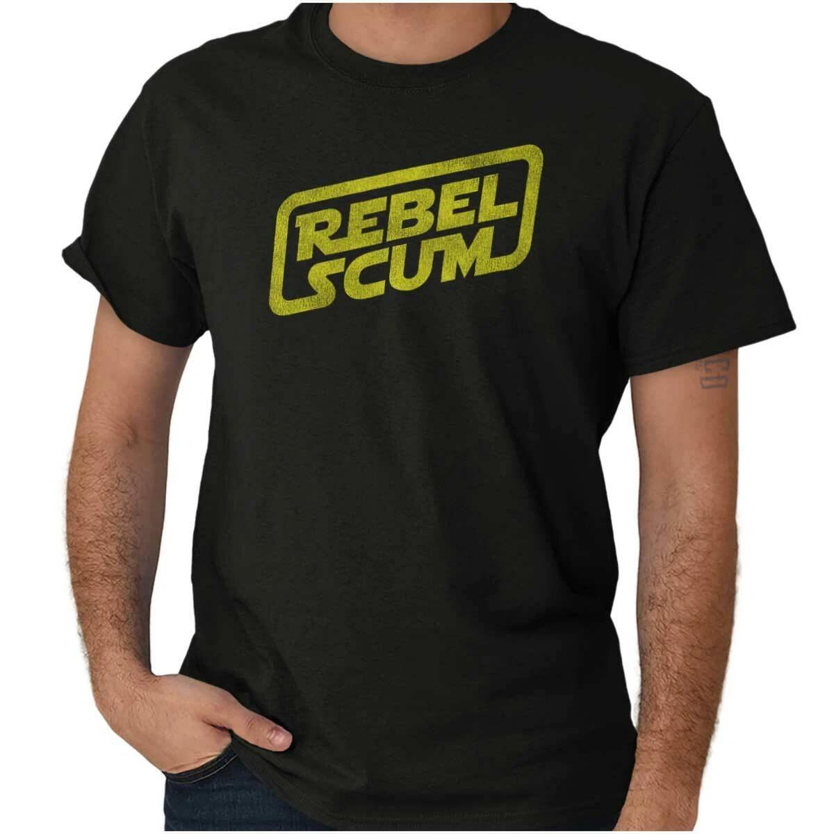 Vintage Space war Movie Quote Rebel Scum Womens or Mens Crewneck T Shirt Tee S