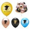 10Pcs 12-inch Leak-proof Graduation Balloons We Did It Letter Print Confetti Latex Balloons Party Supplies
