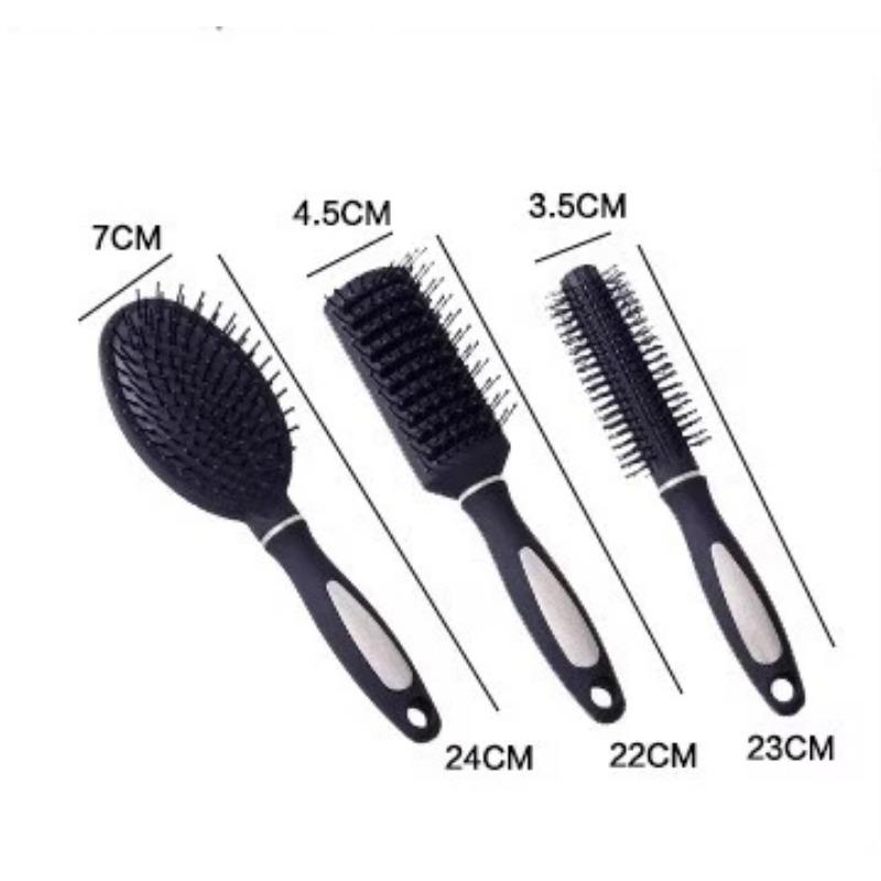 Hair Styling Comb - 2-in-1 Teasing & Curling Blow Dry Brush for Men's Pompadour & Women's Volumizing, Root Lift & Smoothing Home Salon Tool