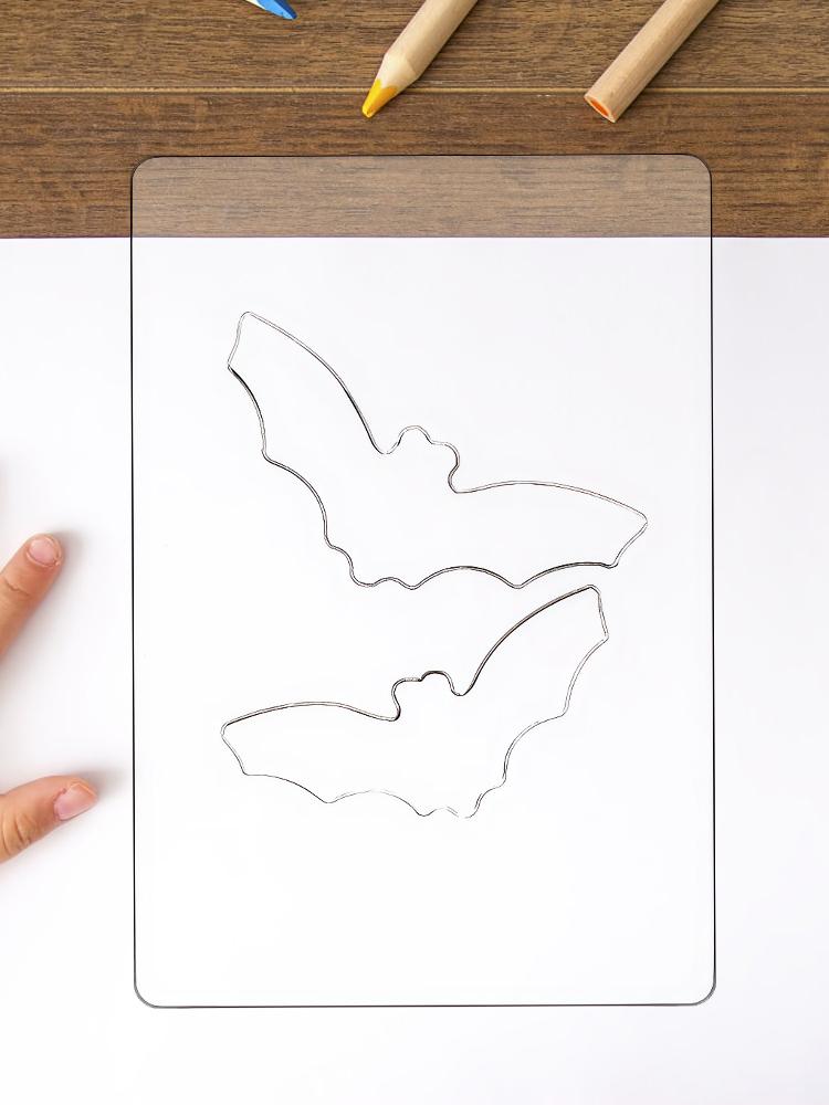 Halloween Kürbis Geist Fledermäuse Gesicht Dekorative Malvorlagen Schablonen Präge-Stanzschablonen Schnitzschablonen Holzwände Kunstdekor