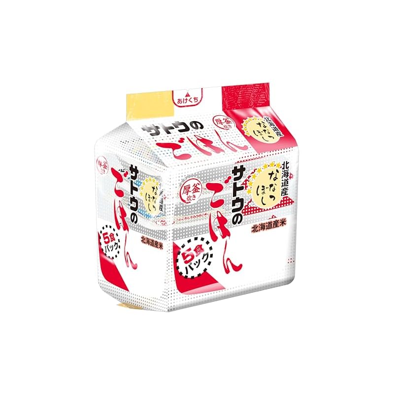 Sato's Rice Hokkaido Nanatsuboshi Rice 5-Pack