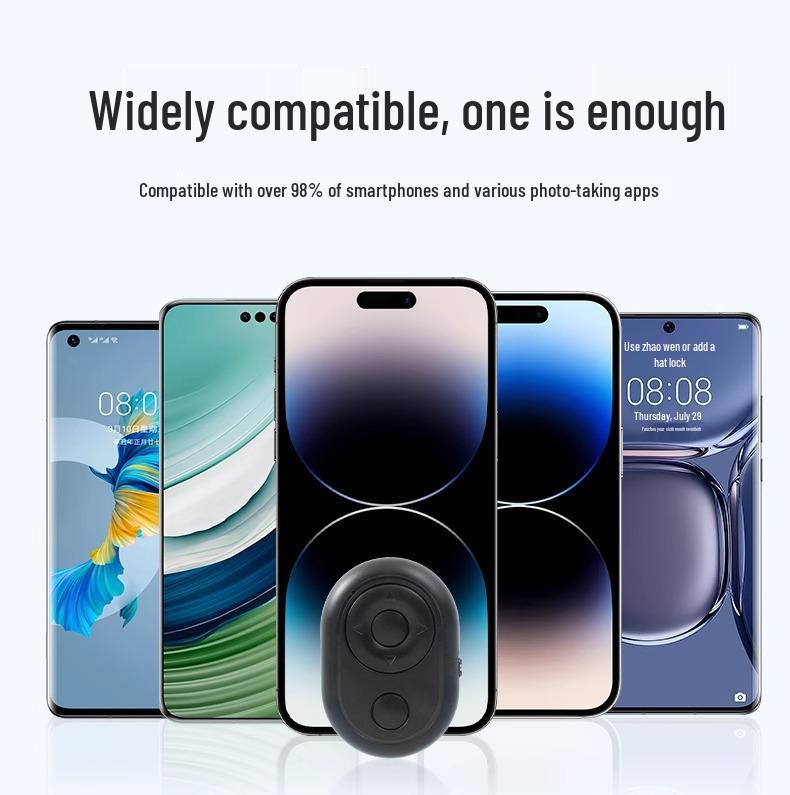 Telecomandă Bluetooth Universală pentru Fotografie Mobilă și Înregistrare Video