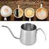 Narrow-Mouth Coffee Kettle, Coffee Pot with Graduated Coffee Drip, Easy To Clean, Stainless Steel, for Coffee and Tea, Perfect for Cafes and Tearooms