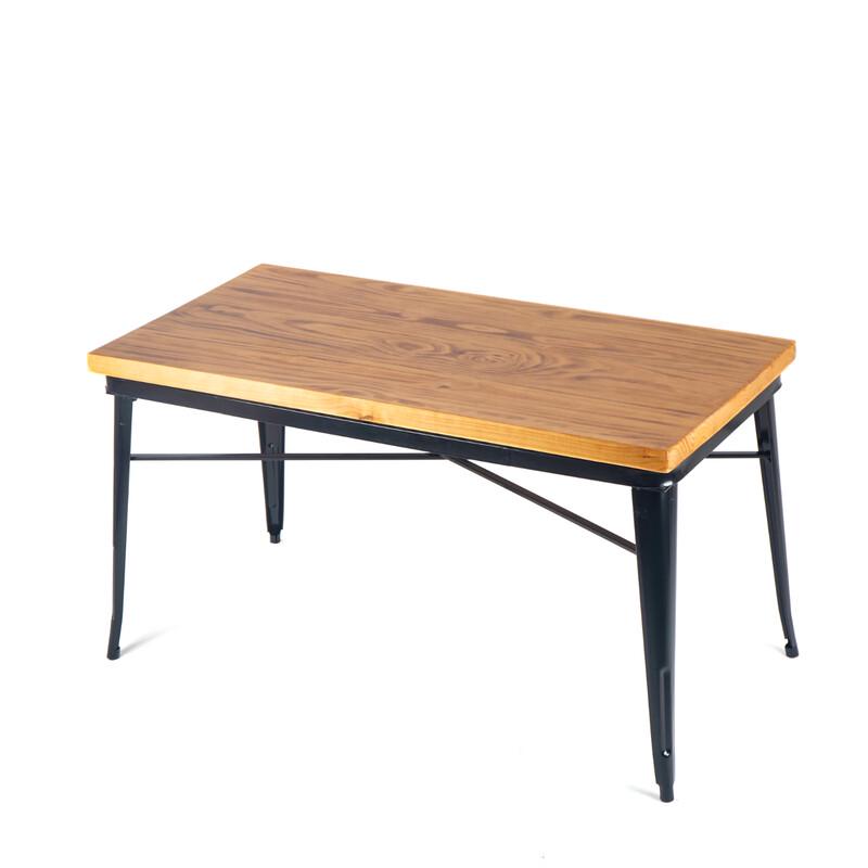 WEZHO Modern Minimalist Dining Table Set with Four Chairs