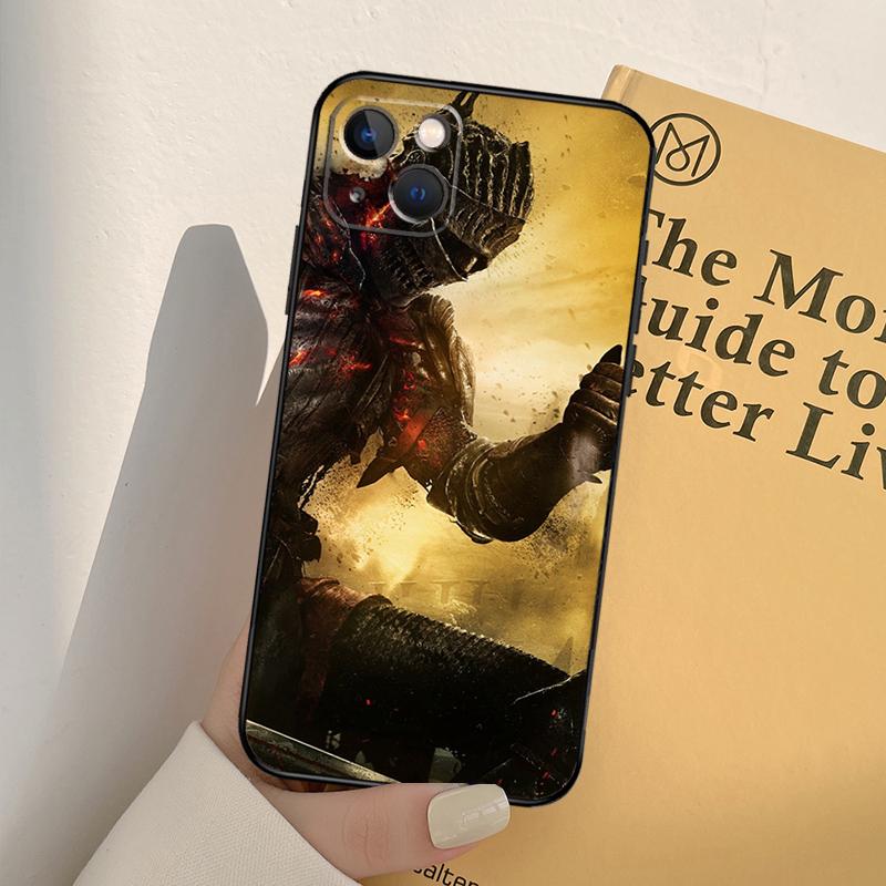 Game Dark Souls Case For iPhone 16 15 14 Pro Max Plus 13 12 Mini 11 Pro Max Back Cover