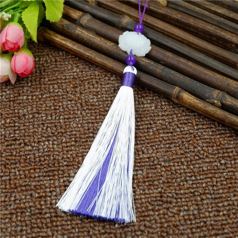 

Антикварные двухцветные кисточки, подвеска-аксессуар в китайском стиле, ретро-классическая подвеска-веер, подвеска-украшение для сумки. D tassel