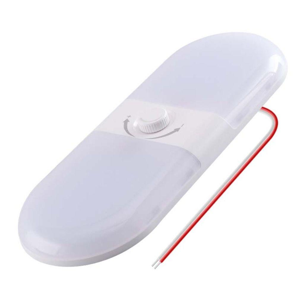 Universal 3 Color Dimmable RV LED 12-24V Car Accessories Dome Night Lights Caravans Ceiling Lamp