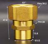 DN15 DN20 DN25  1/2" 3/4" 1" BSP Female Male Union Coupler Adater Elbow Brass Plumbing Fitting Connector Home Garden Water