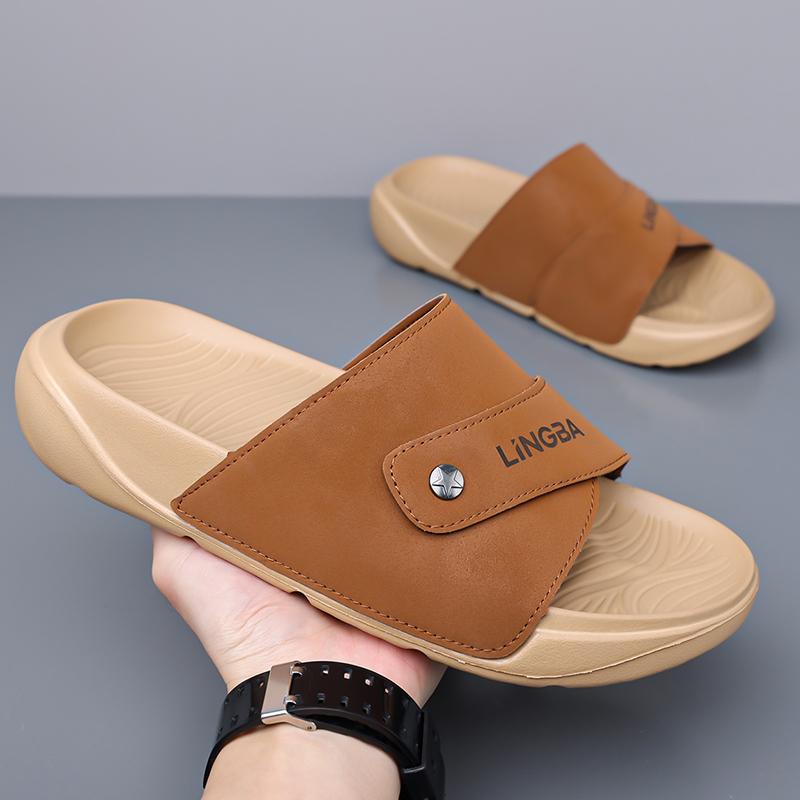 Herren Übergröße Strand Sandalen Leichte Outdoor Slides Lässige Sommerschlappen für Reisen Garten Tägliches Tragen Reise Gehen