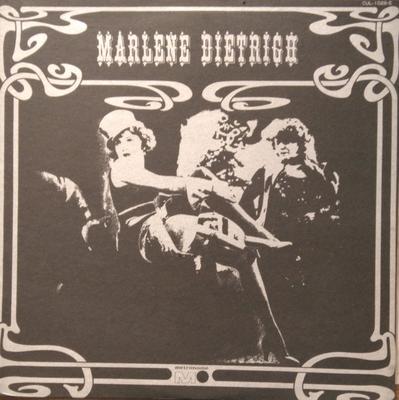 LP Record MARLENE DIETRICH  Marlene Dietrich CUL1028E METRONOME Japan Pop Used