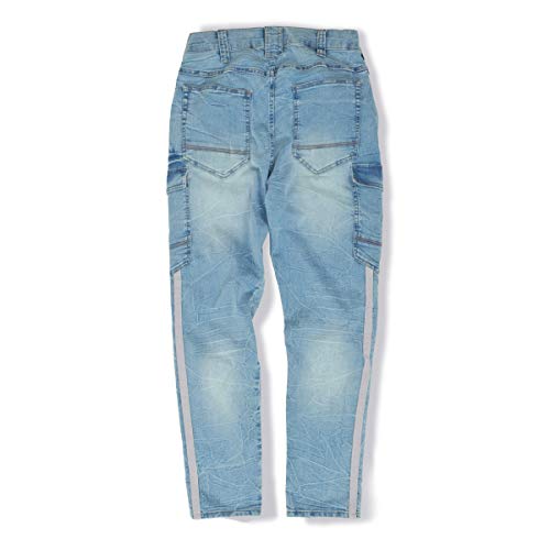 Musashino Uniform Workwear Denim Jacket Set, Stretch Skinny Denim, Gran Cisco, Takaya Shoji, All-Season, with Clasp Straps, Item Numbers 028-GCA800-GC