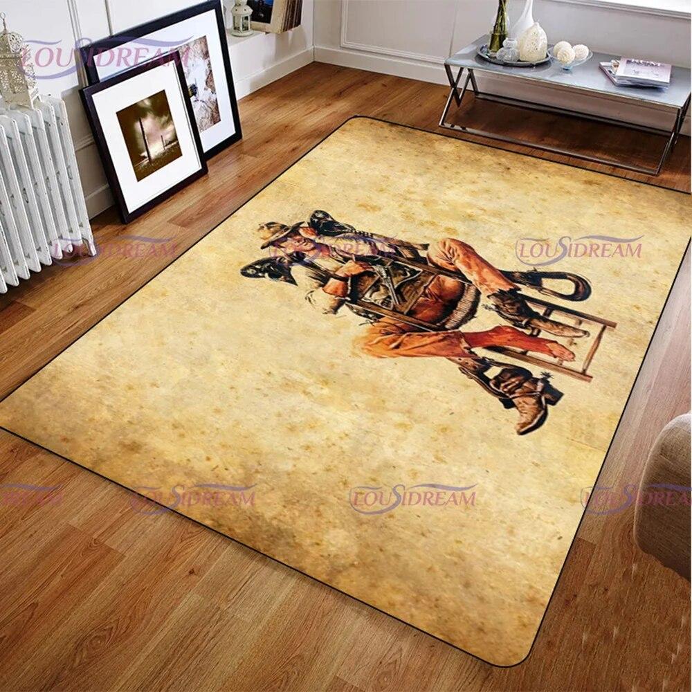 Gioco classico creativo Tappeti Bud Spencer e Terence Hill Tappeto per soggiorno Camera da letto Tappetino decorativo antiscivolo per la casa 60cm x 90cm