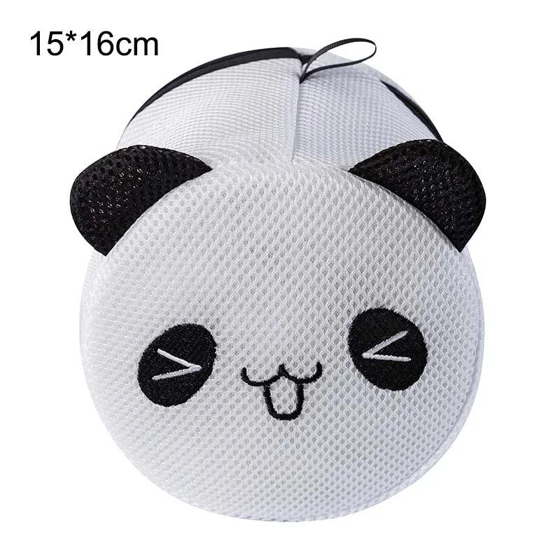Machine-wash Special Home Use Polyester Anti-deformation Bra Mesh Bags Laundry Brassiere Bag Cleaning Underwear Sock Cartoon
