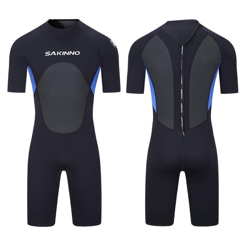WEZHO Men's 3mm Short-Sleeve Wetsuit