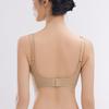 Soft Support Seamless Bra Women's Gathering Underwear Feminine Feel Thin Bra with Upper Support No Steel Ring Underbody Bra