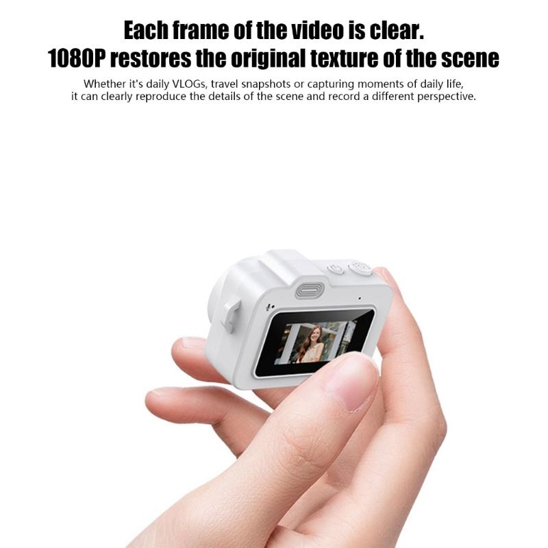 Portable Mini Digital Camera Lightweight Video Recorder 1080P Resolution Wearable Camera for Student Traveler