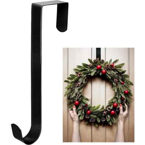 JUTOSU Christmas Wreath Hook, Door Hanger, Metal Hook, Wreath Hanger, Decorative Hook, Hanger Holder, Wreath Hanger, Single Hook, Door Hook, Bag Hook,