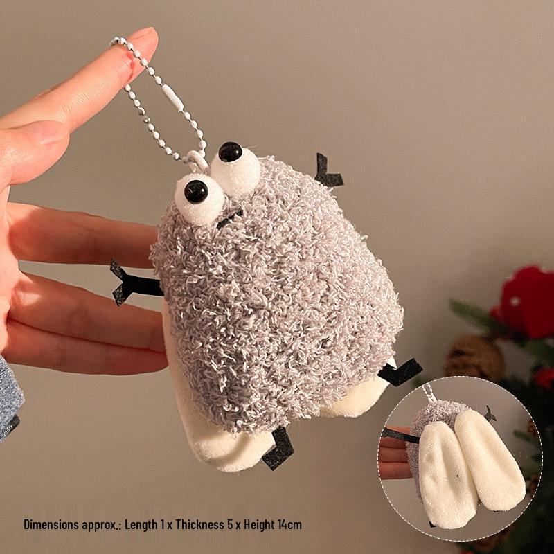Mosquito-Shaped Plush Hanging Ornaments - Fun Keychain Charms & Small Toy Gifts
