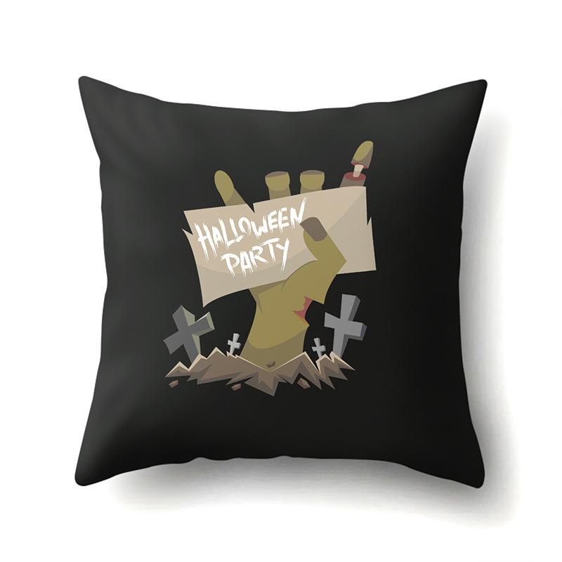 Halloween Polyester Pillowcase Car Pumpkin Sofa Cushion Cover Office Home Living Room Pillowcase